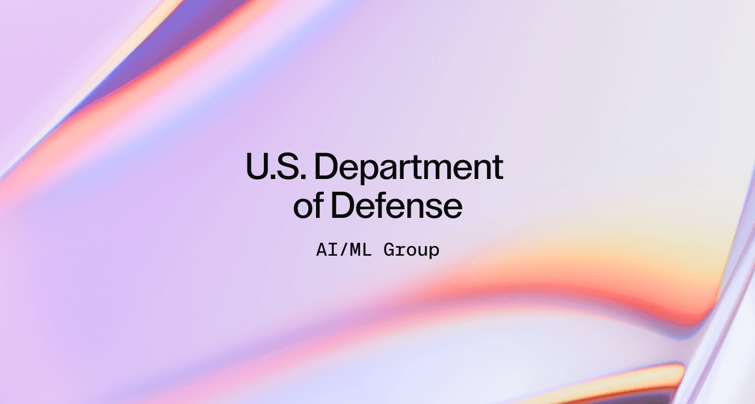 U.S. Department of Defense AI/ML Group